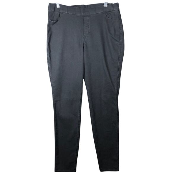 Columbia Womens Pants Black High Rise Pull On Skinny Ankle Stretch XLarge - Picture 1 of 11